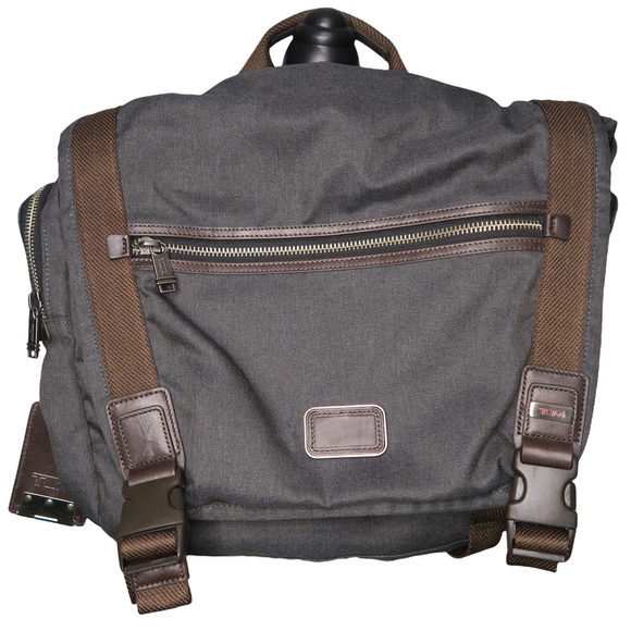 Tumi Bags Tumi Alpha Messenger Bag Ballistic Nylon Gray Career Work